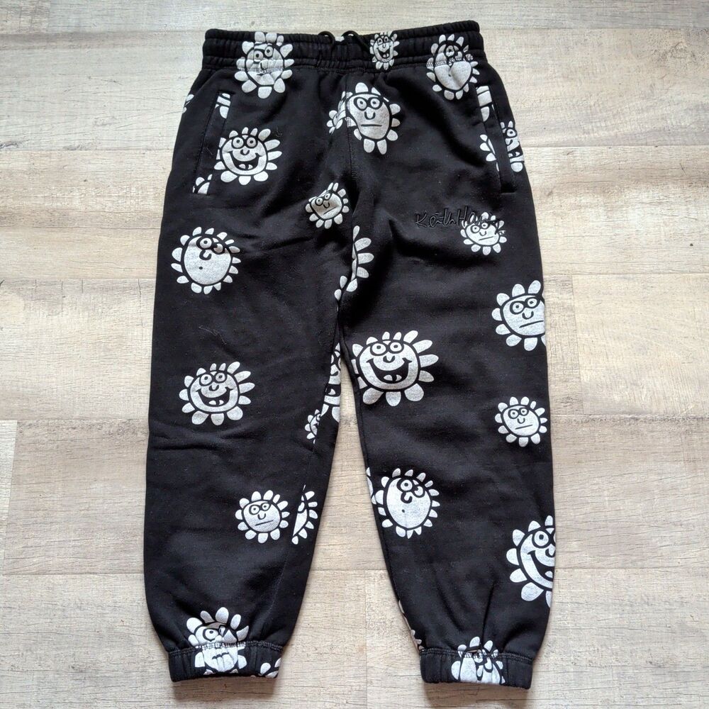 Shoe Palace Keith Haring Jogger Sweatpants Black/White Graphic Men's M